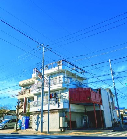 【自己利用可】角地 店舗(工場)付住居 舎人公園通で視認性良