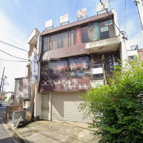 自己利用可】清瀬駅徒歩2分！ 1階部分シャッター付ガレージ
